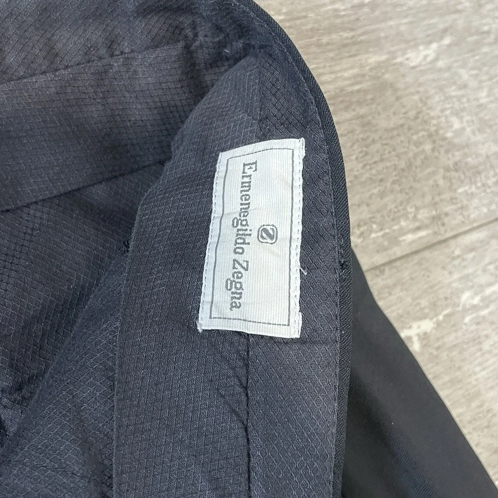 Mens 43 X 31 Ermenegildo Zegna Black 
